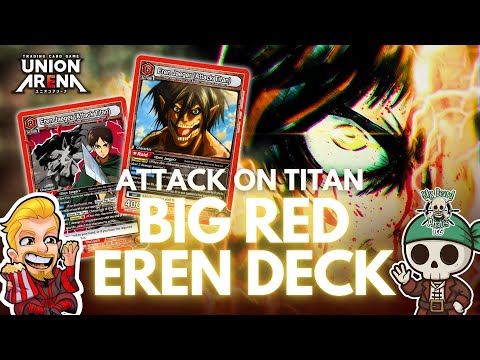 RED EREN DECK from Attack On Titan Union Arena Trading Card Game