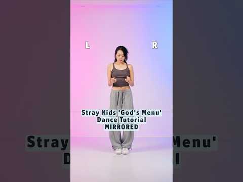 Stray Kids “God’s menu” dance tutorial and cover, mirrored, 0.5x #skz #straykids #kpopdancetutorial