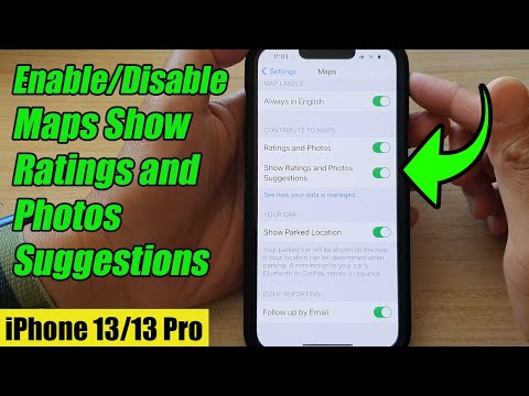 iPhone 13/13 Pro: How to Enable/Disable Maps Show Ratings and Photos Suggestions