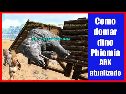 Como domar dino Phiomia no ARK 2021 Atualizado