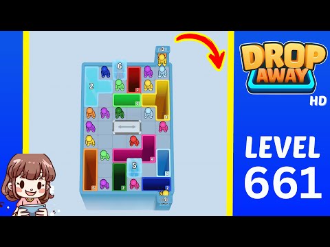 Drop Away Level 661 Solution Walkthrough