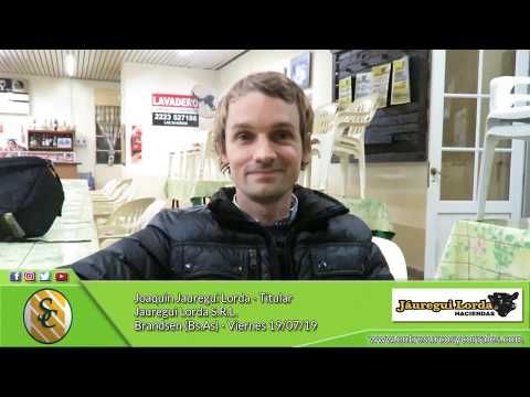 19-07-19 - Joaquín Jauregui Lorda - Titular - Jauregui Lorda S.R.L. - Brandsen