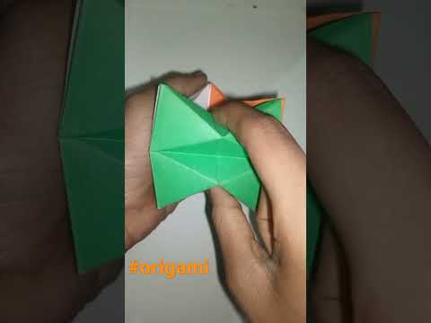 How To Make a Paper MOVING FLEXAGON Fun & Easy Origami.#short @sagarart1