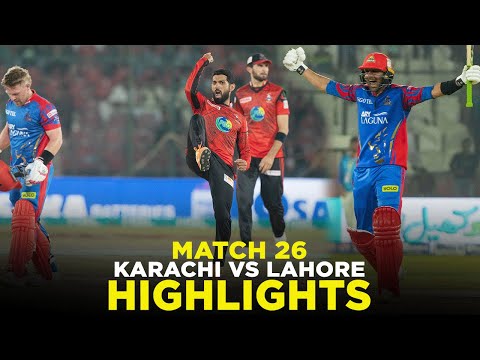 PSL 9 | Full Highlights | Karachi Kings vs Lahore Qalandars | Match 26 | M2A1A