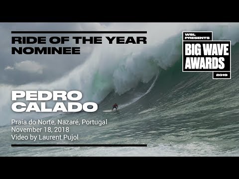 Pedro Calado at Nazaré - 2019 Paddle Nominee - WSL Big Wave Awards