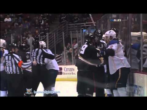 Eric Brewer vs Luca Sbisa Jan 12, 2011