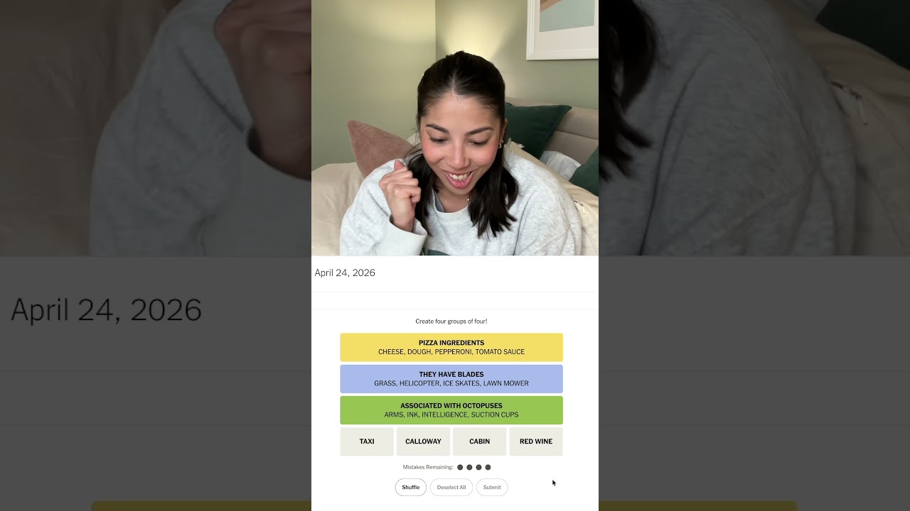Better than yesterday!!! #nytgames #connections #nytconnections #connectionsgame #wordgame