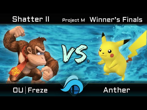 Shatter II Project M 3.6 Winner's Finals - OU | Freze (Donkey Kong) vs. Anther (Pikachu)