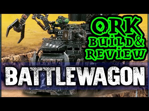Ork Battlewagon - Killy, Shooty, Flashy, Clanky Fortress of Doom! Unbox, Build & Review for 40K