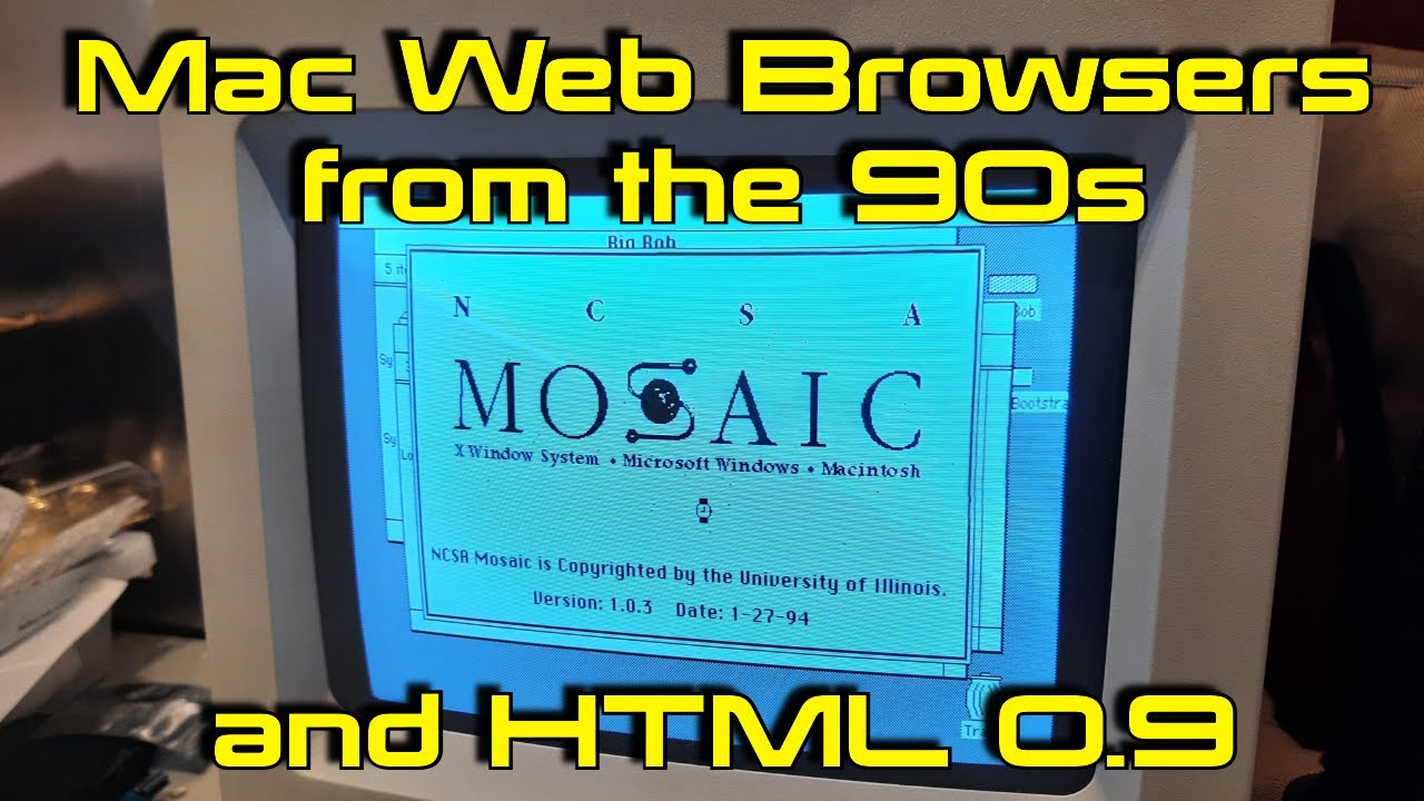 Mac Web Browsers from the 90s and HTML/0.9