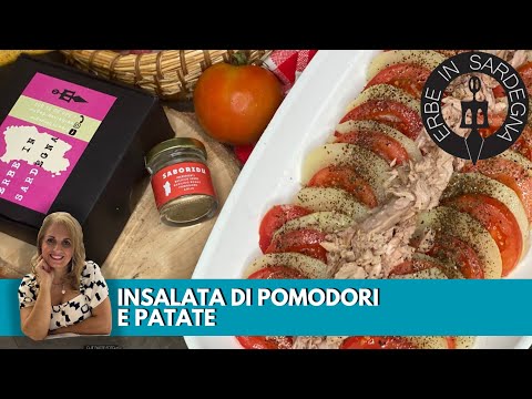 INSALATA DI POMODORI TONNO E PATATE/SEMPLICE ECONOMICA CALABRESE Tuna tomato and potato salad