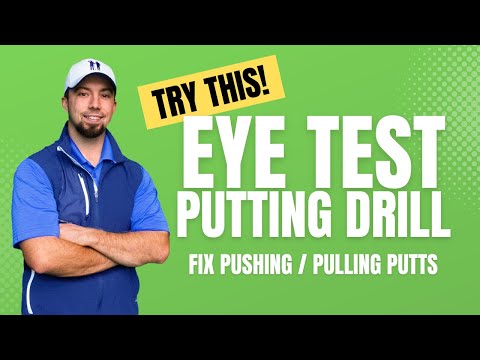 Stop Pushing & Pulling Putts - Putting Drill Eyeline Test  - Nick Foy Golf