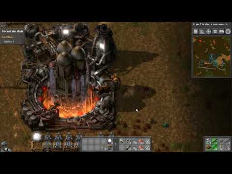 factorio rocket satellite launcher