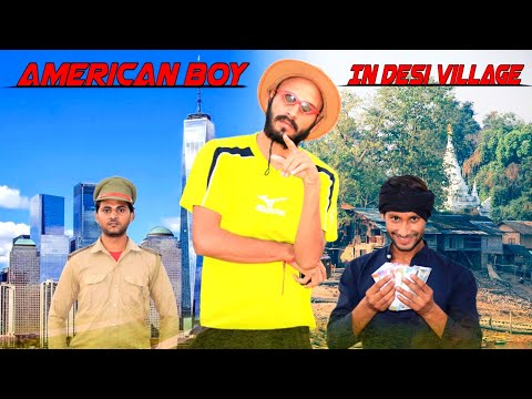 American Boy In Desi Village // Choudhary Saab// Anil Chawla New Comedy Video