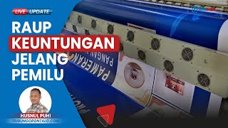 Jelang Kampanye Pemilu 2024, Pengusaha Percetakan di Gorontalo Raup Untung Besar Jutaan Rupiah