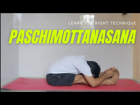 Paschimottanasana Technique, benefits and contraindications