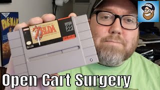 Open Cart Surgery - Legend of Zelda: Link to the Past for SNES