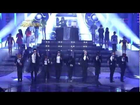 111230 KBS GayoDaejun f(x),4Minute,Infinite,IU,SuperJunior-Shuffle Dance(DJ Koo Remix)