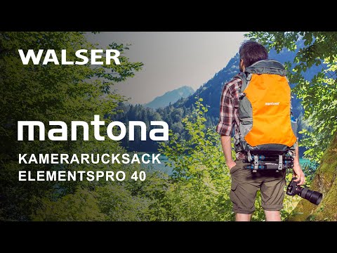 Mantona ElementsPro 40 Kamerarucksack – Outdoor-tauglich & professioneller Schutz für dein Equipment