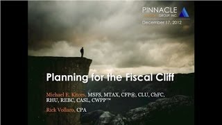 Planning for the Fiscal Cliff