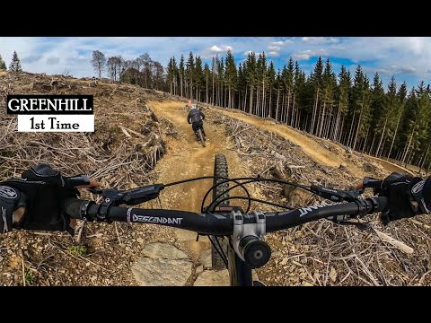 Erste mal als Anfänger Greenhill Bikepark 2023  und BIKE KAPUTT ❗  (Teil 1)