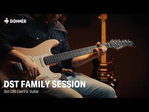 Демонстрация звучания электрогитары Donner DST-200