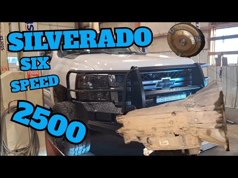 2011 Chevy Silverado 2500 Transmission Removal. (6L90)