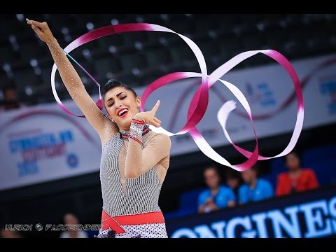Varvara Filiou Ribbon EF – World Championships Stuttgart 2015