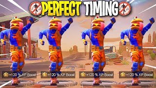 *NEW* Fortnite Dances At The Same Time! #4  -  Fortnite - Perfect Timing Compilation!
