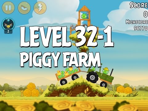 Angry Birds Piggy Farm Level 32-1 Walkthrough 3 Star