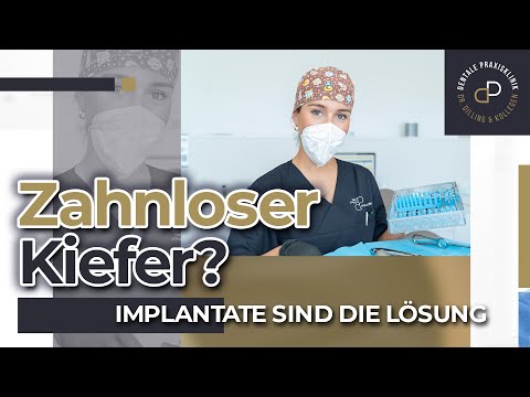 Zahnloser Kiefer? Implantate sind die Lösung.