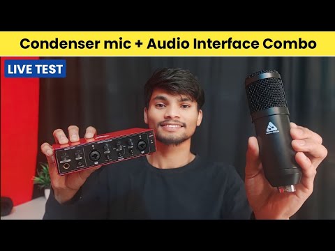 Budget-friendly Audio Interface & Condenser mic [ LIVE TEST ] || Part 3 @GannuTech