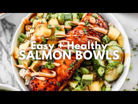 The BEST Healthy Salmon Bowl Recipe | Fresh, Quick & Delicious