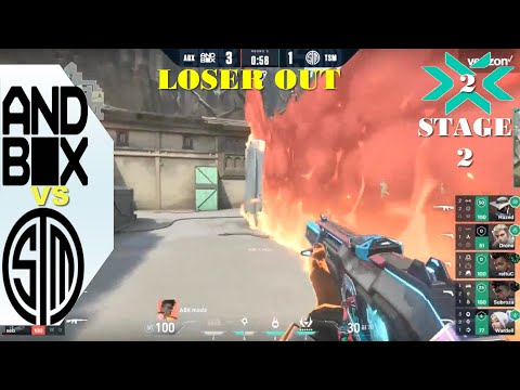 TSM vs ABX LOSER OUT ALL HIGHLIGHT VALORANT VCT 2021 Challengers 2 NA Stage 2