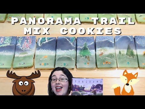 How to make trail mix sugar cookies from Panorama | Board Game Bakes