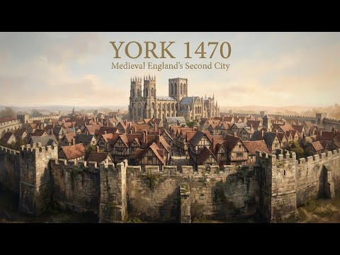YORK 1470 - MEDIEVAL ENGLAND'S SECOND CITY | AI Reconstruction