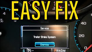 Chevy Silverado GMC Sierra - Service Trailer Brake System - EASY & CHEAP FIX