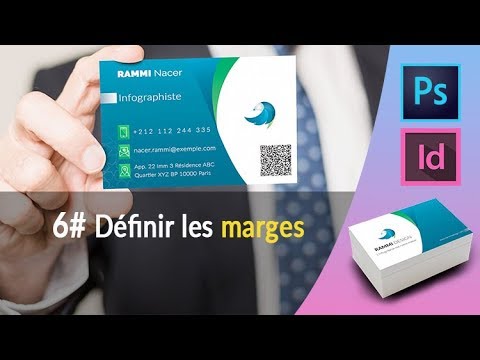 Photoshop et Indesign CC Création des cartes de visite