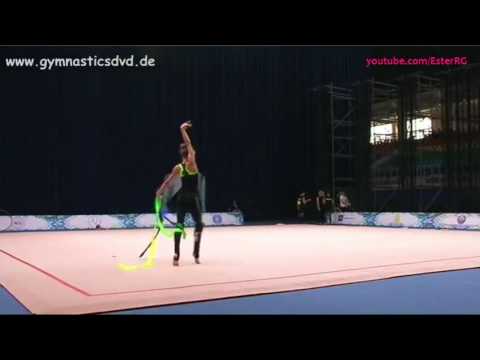 Victoria Mazur Ribbon Podium Training - WC Tashkent 2017