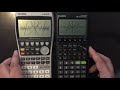 Casio Fx 9860GII Vs Fx 9750GIII Prueba De Velocidad