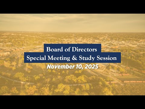 11/10/25 - Board of Directors Special Meeting and Study Session