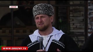 Финал республиканского конкурса танца в Беное посетил Рамзан Кадыров
