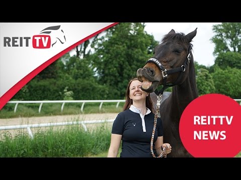 Die Box im Trail und Anja Rudolf auf der EQUITANA Open Air