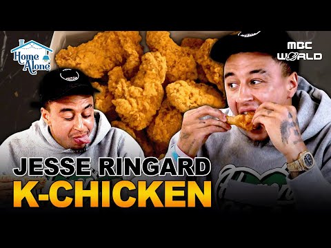 [Sub] Jesse Lingard Falls in Love with Korean Chicken 🍗 | Chicken Mukbang #kFood