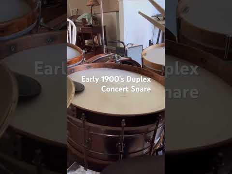 Duplex Dual Tension Snare, Early 1900’s - CoB 5” x 15.5” image 11