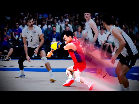 Very Fast Libero - Erik Shoji | Incredible Digs/Saves | Best of the VNL 2022 (HD)
