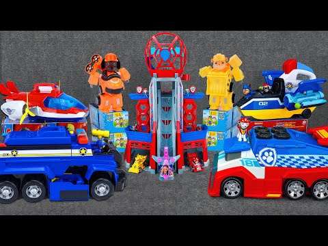 Unboxing Experience, Cool PAW Patrol City Transforming Tower Playset | Rescue Plane Toys Couple