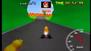 MK64 - former world record on Mario Raceway - 1'27''89 (NTSC: 1'13''10)