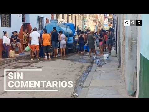 Los apagones agravan la crisis del agua en La Habana
