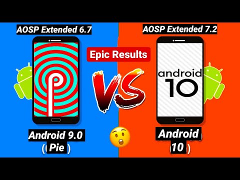 Android 9.0 Pie Vs Android 10 Speed Test | AOSP Extended 6.7 Vs AOSP Extended 7.2 on Redmi Note 3
